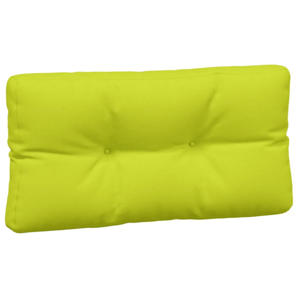 Pallet cushions set of 5 bright green fabric