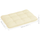 Coussins de canapé palette lot de 7 Crème