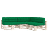 Coussins de canapé palette lot de 7 Vert