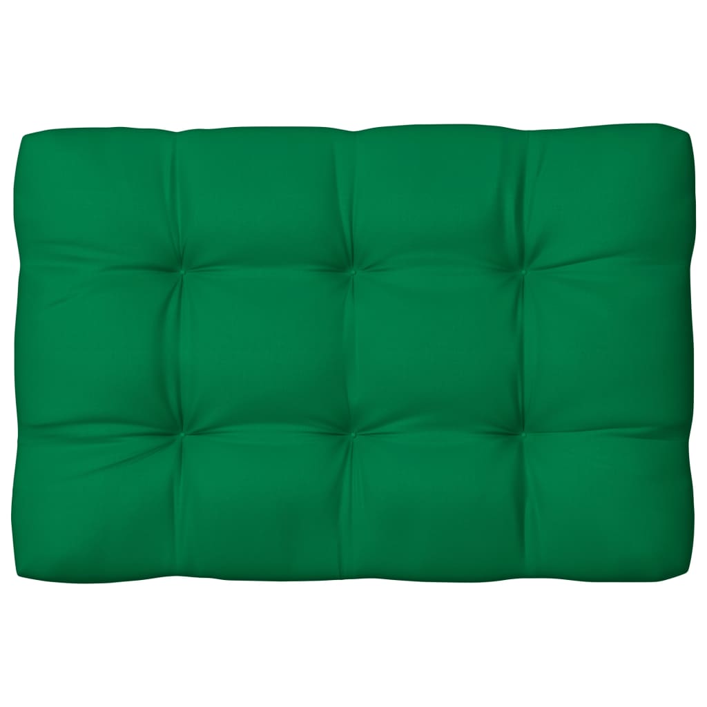 Coussins de canapé palette lot de 7 Vert