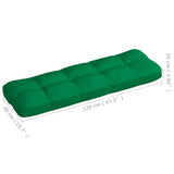 Coussins de canapé palette lot de 7 Vert