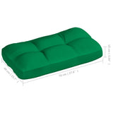 Coussins de canapé palette lot de 7 Vert