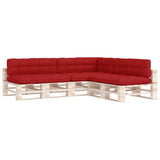 Coussins de canapé palette lot de 7 Rouge