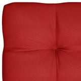 Coussins de canapé palette lot de 7 Rouge