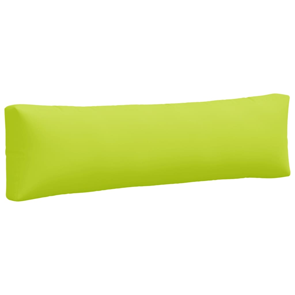 Coussins de palette lot de 2 vert vif tissu