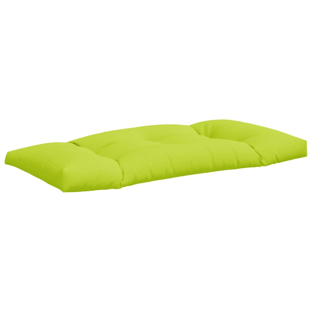 Coussins de palette lot de 2 vert vif tissu