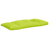 Coussins de palette lot de 2 vert vif tissu