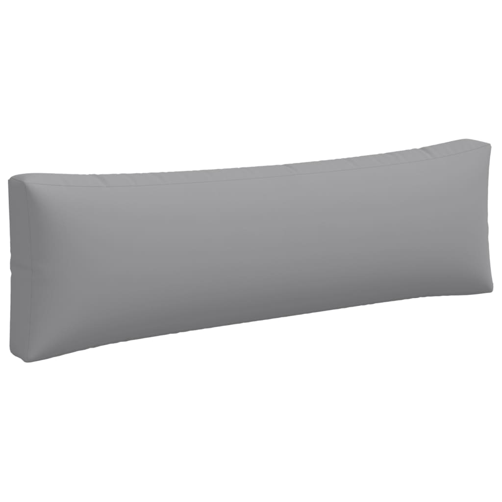 Coussins de palette lot de 3 gris tissu