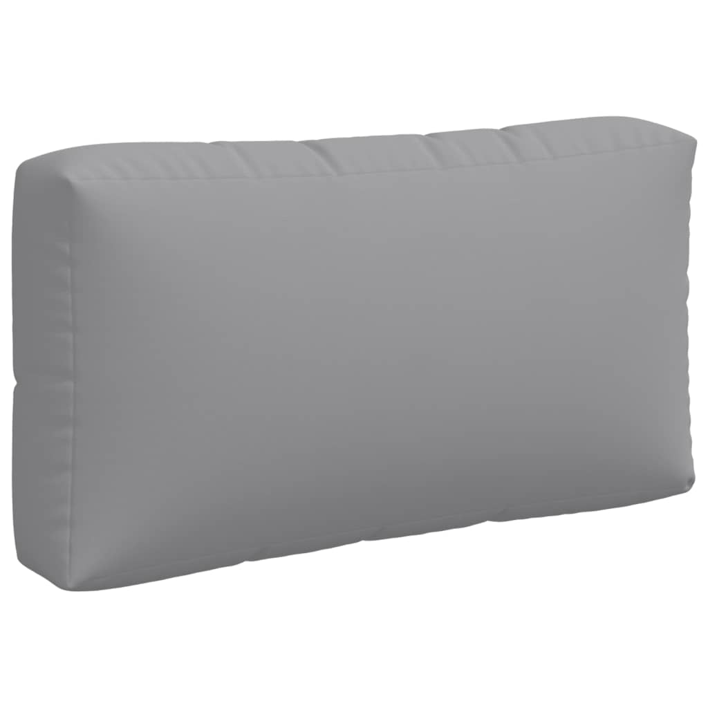 Coussins de palette lot de 3 gris tissu