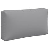 Coussins de palette lot de 3 gris tissu