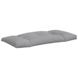 Coussins de palette lot de 3 gris tissu