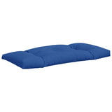 Coussins de palette lot de 3 bleu royal tissu