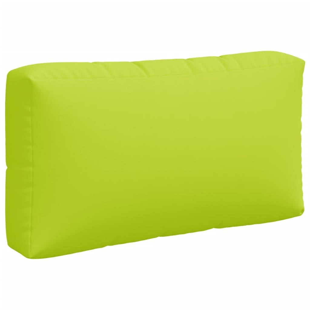 Pallet cushions set of 3 bright green fabric