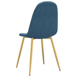 Dining chairs set of 4 Blue Velvet