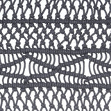 Rideau en macramé Anthracite 140x240 cm Coton