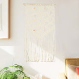 Cintre mural en macramé 40x80 cm Coton