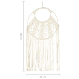 Macrame wall hanger 40x80 cm Cotton