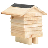 Bee hotel Solid fir wood 22x20x20 cm