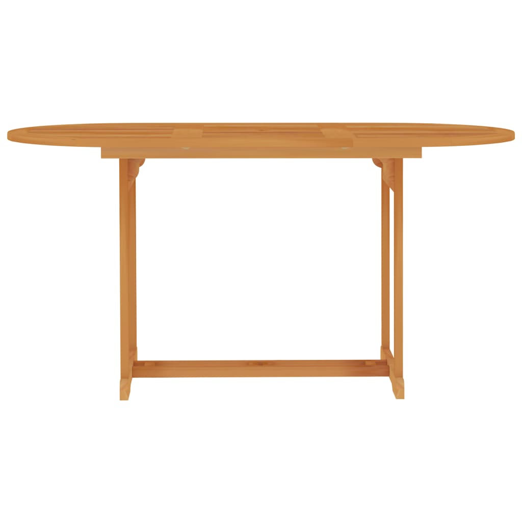 Table de jardin 150x90x75 cm Bois de teck massif