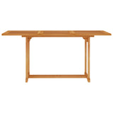 Table de jardin 150x90x75 cm Bois de teck massif