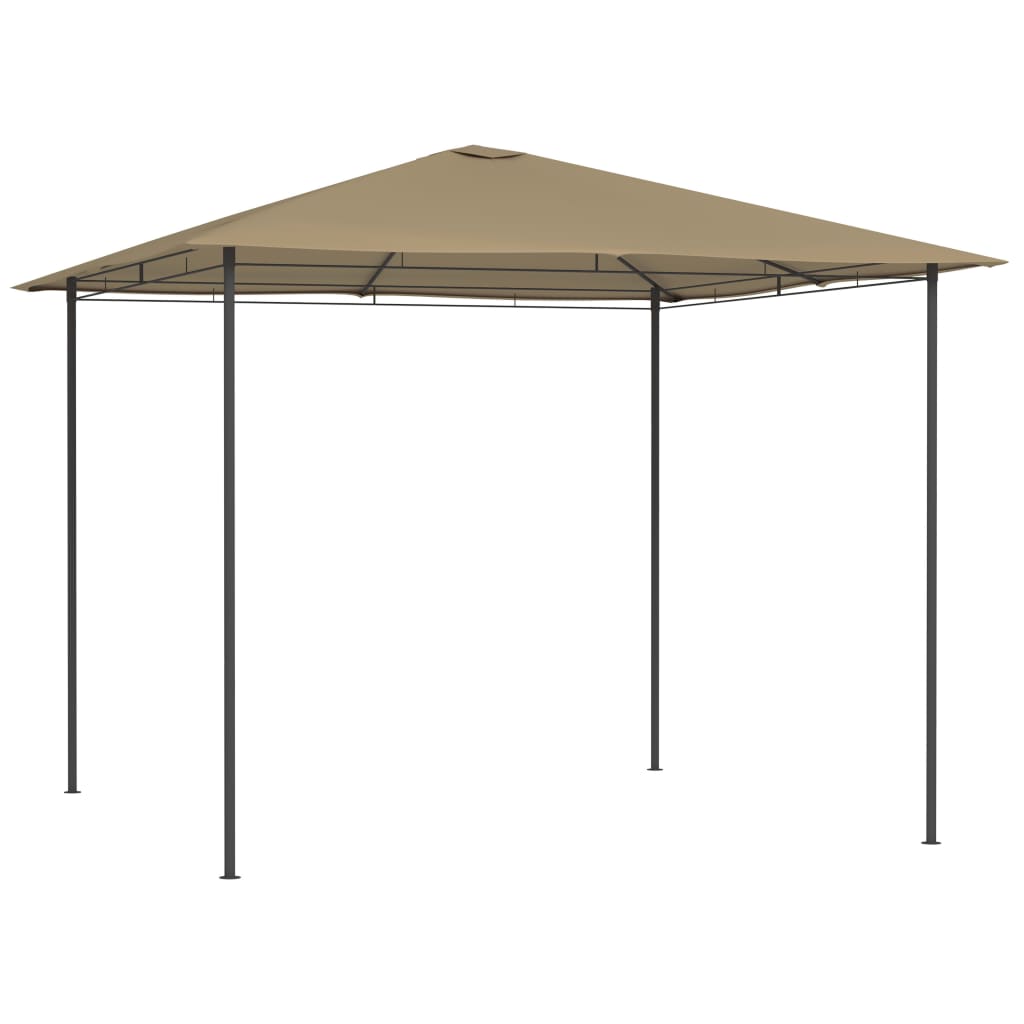 Belvédère 3x3x2,6 m Taupe 160 g/m²