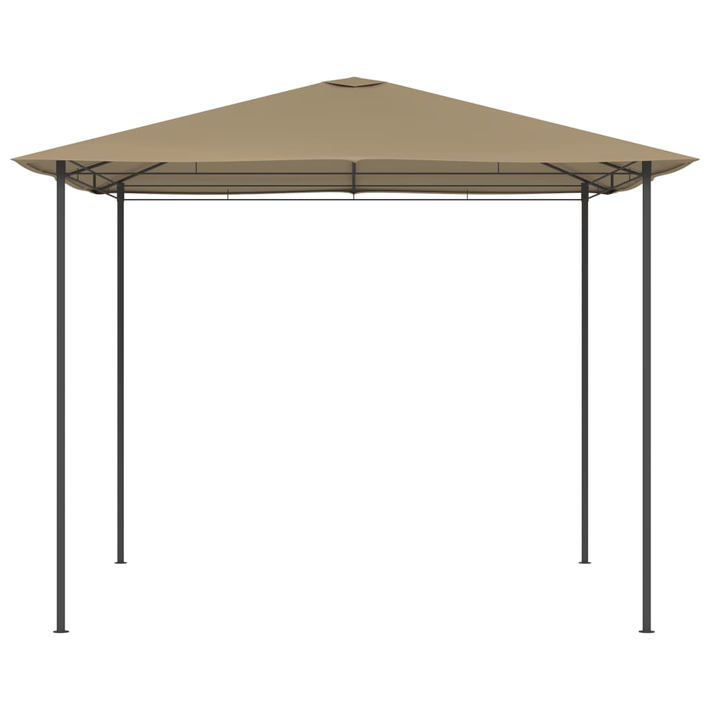 Belvédère 3x3x2,6 m Taupe 160 g/m²