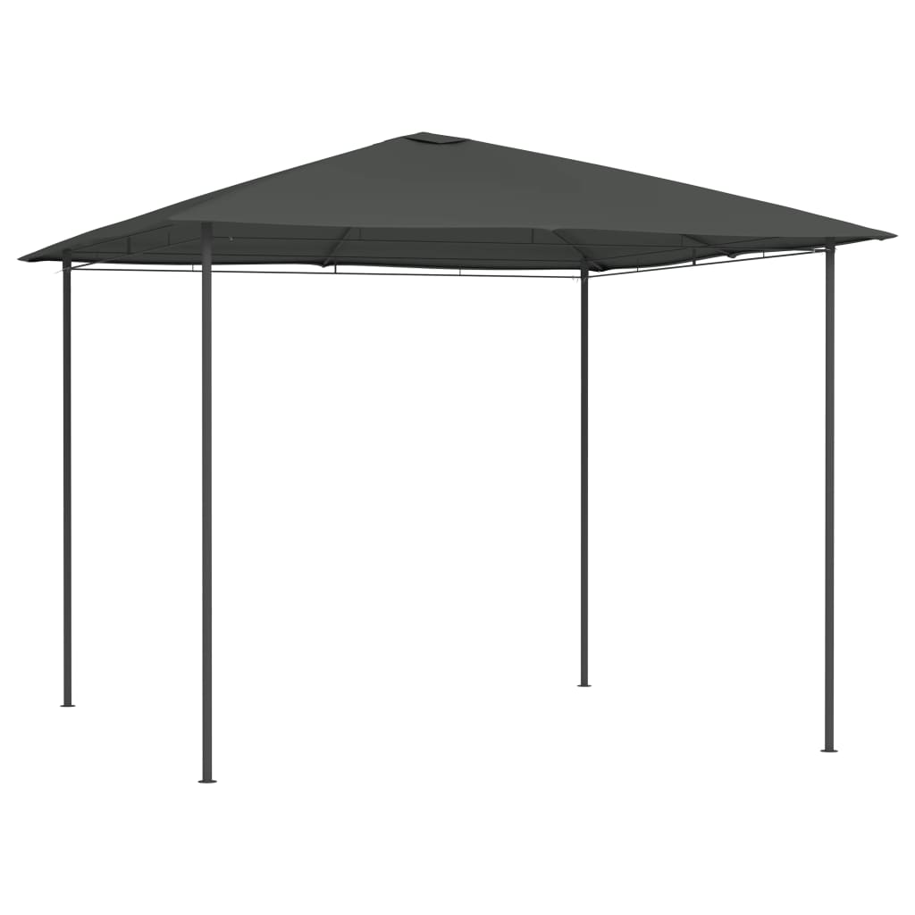 Belvédère 3x3x2,6 m Anthracite 160 g/m²