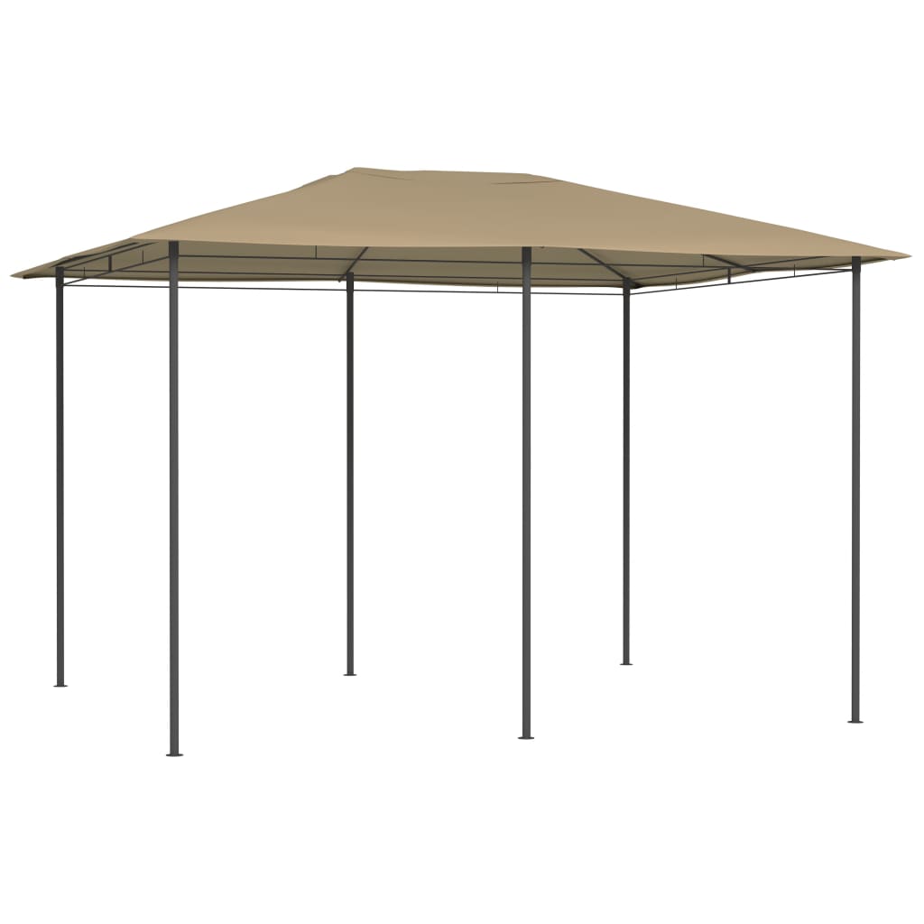 Belvédère 3x4x2,6 m Taupe 160 g/m²