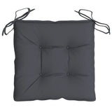 Coussins de chaise lot de 2 anthracite 40x40x7 cm tissu oxford