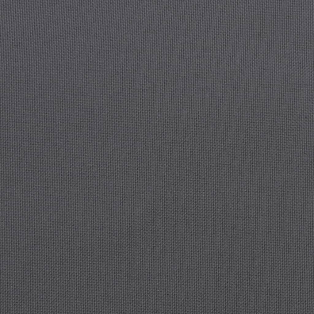 Coussins de chaise lot de 4 anthracite 40x40x7 cm tissu oxford