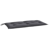 Coussin de banc de jardin anthracite 100x50x7 cm tissu oxford