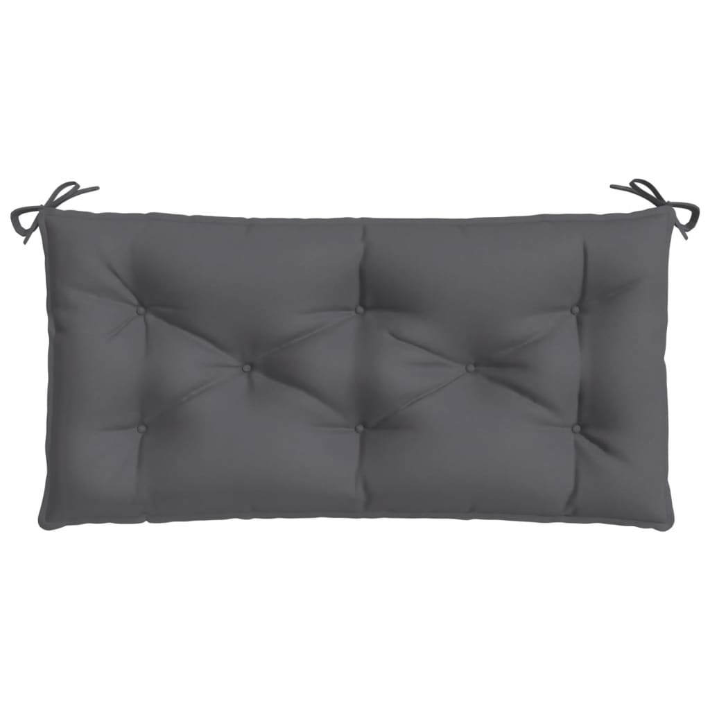 Coussin de banc de jardin anthracite 100x50x7 cm tissu oxford