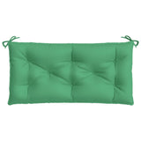 Coussin de banc de jardin vert 100x50x7 cm tissu oxford