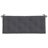 Coussin de banc de jardin anthracite 120x50x7 cm tissu oxford