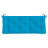 Coussin de banc de jardin bleu clair 120x50x7 cm tissu oxford