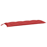 Coussin de banc de jardin rouge 150x50x7 cm tissu oxford