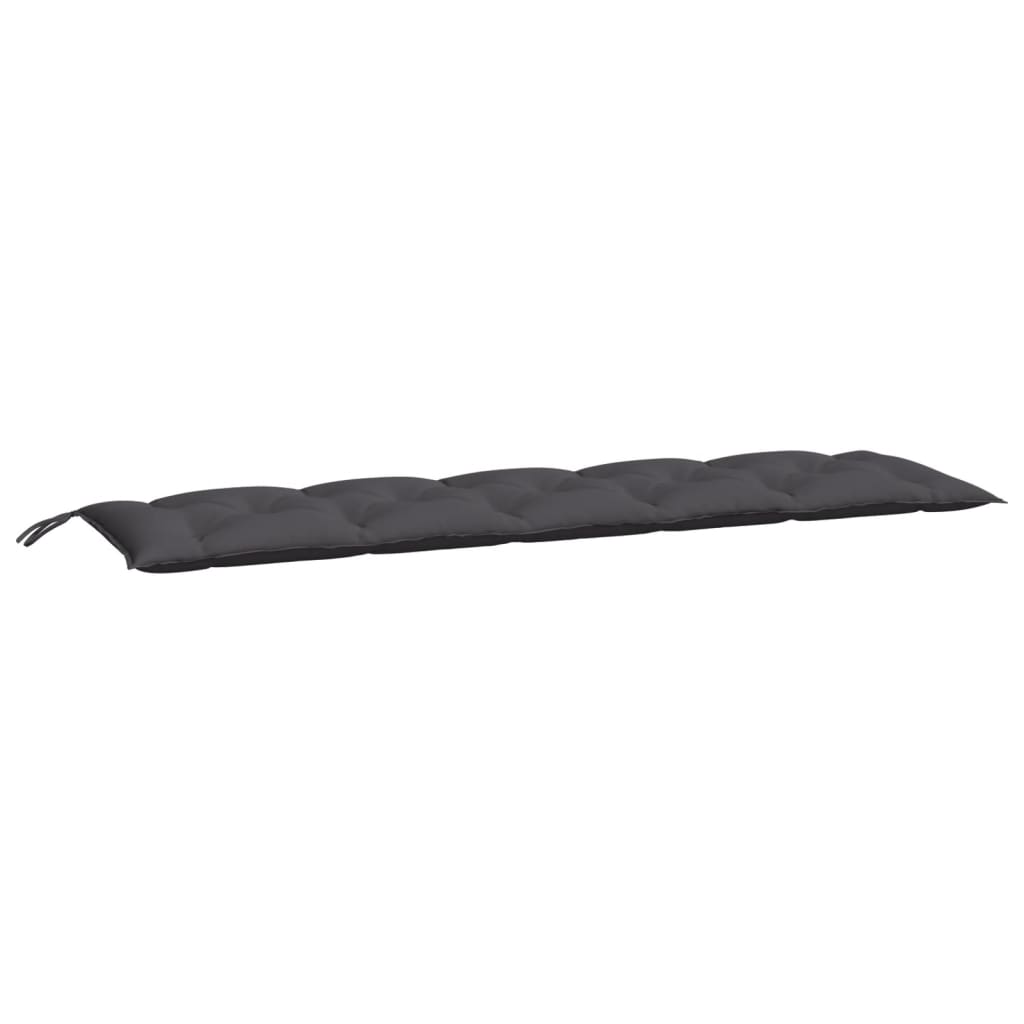 Coussin de banc de jardin anthracite 180x50x7 cm tissu oxford