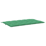 Coussin de banc de jardin vert 180x(50+50)x7 cm tissu oxford