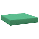 Coussins de palette lot de 2 vert tissu oxford