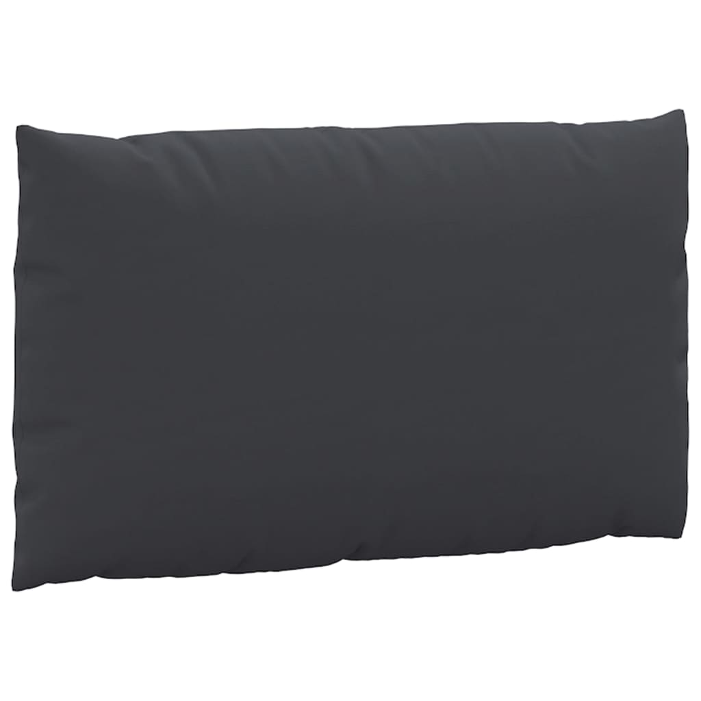 Coussins de palette lot de 2 noir tissu oxford