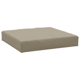 Coussins de palette lot de 2 taupe tissu oxford