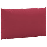 Coussins de palette lot de 2 rouge bordeaux tissu oxford