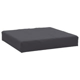 Pallet cushions set of 3 anthracite oxford fabric