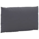 Pallet cushions set of 3 anthracite oxford fabric