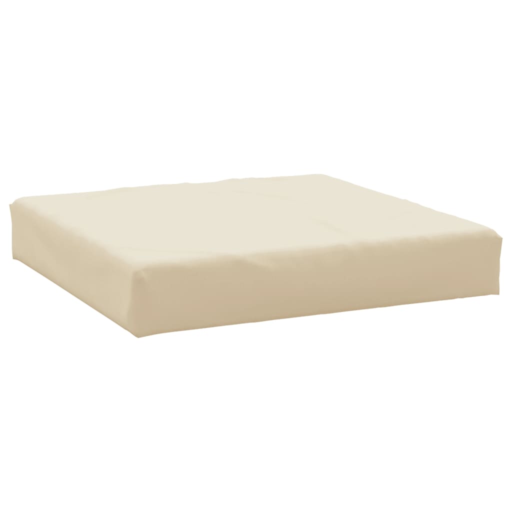 Coussins de palette lot de 3 beige tissu oxford