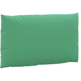 Coussins de palette lot de 3 vert tissu oxford