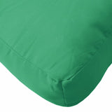 Pallet cushions set of 3 green oxford fabric