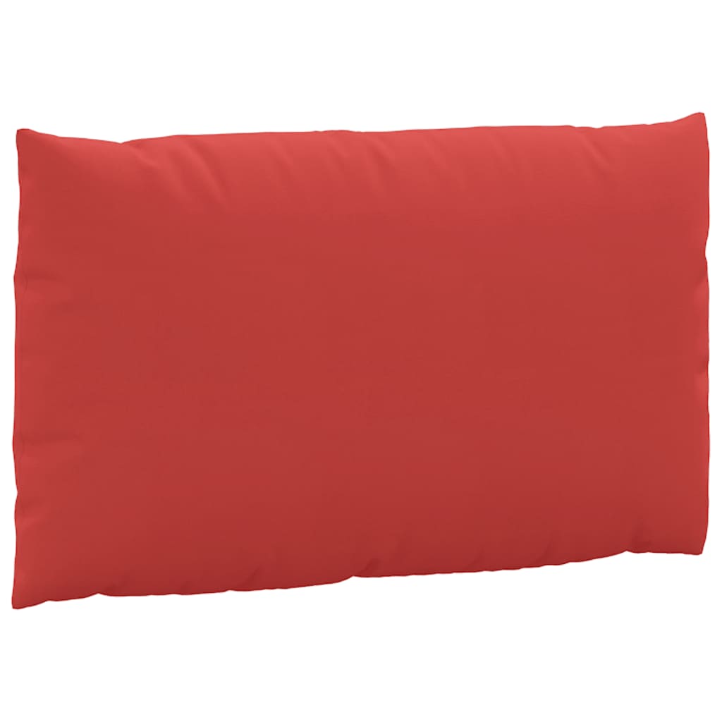 Coussins de palette lot de 3 rouge tissu oxford