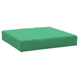 Coussin de palette vert tissu oxford