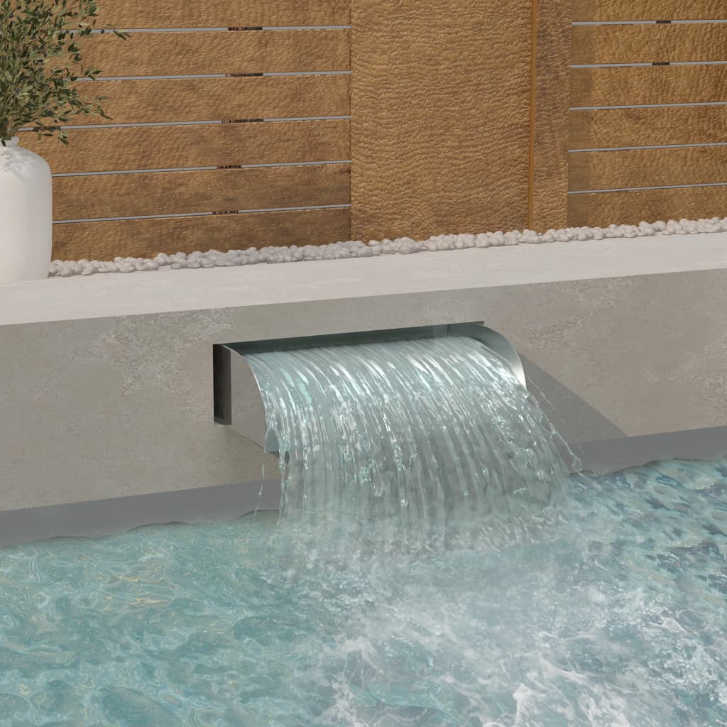 Cascade avec LED 60x34x14 cm Acier inoxydable 304